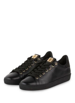 Högl Leder Sneaker, Schwarz