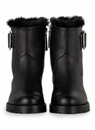 Hugo Piper Biker Boots, Schwarz