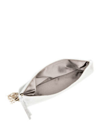 Jimmy Choo Callie Abendtasche, Silber