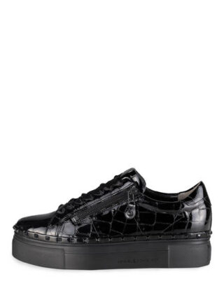 Kennel & Schmenger Nano Plateau-Sneaker, Schwarz