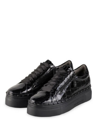 Kennel & Schmenger Nano Plateau-Sneaker, Schwarz