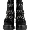 Kurt Geiger Biker Boots, Schwarz