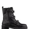 Kurt Geiger Biker Boots, Schwarz