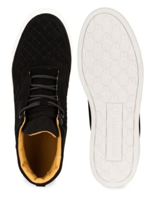 Leandro Lopes Faisca Hightop-Sneaker, Schwarz