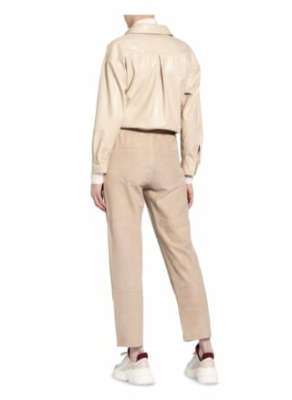 Lilienfels Jogging Lederhose, Beige