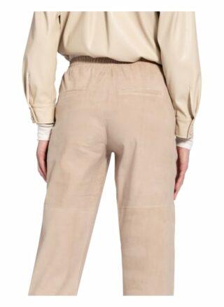 Lilienfels Jogging Lederhose, Beige
