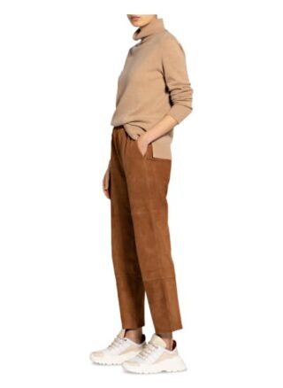 Lilienfels Jogging Lederhose, Braun