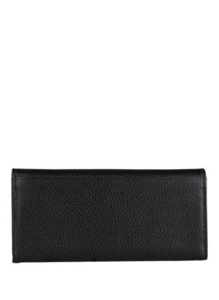 Longchamp Le Foulonne Geldbörse, Schwarz