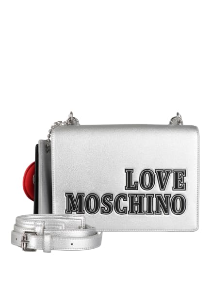 Love Moschino Henkeltasche, Silber