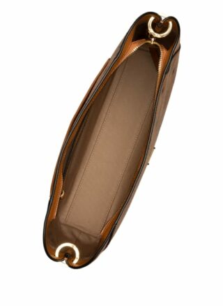 MCM Klara Visetos Schultertasche, Braun
