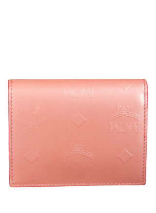 MCM Mono Patent Geldbörse, Rosa