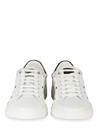 MCM Terrain Leder Sneaker, Weiss