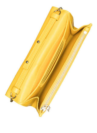 Maje Jaune Clutch, Gelb