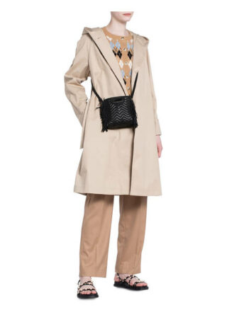 Maje M Mini Umhängetasche, Schwarz