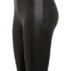 Manokhi Lederleggings, Schwarz