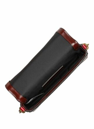 Marc Jacobs Saffiano-Umhängetasche, Schwarz