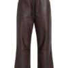 Marc O'Polo Leder-Culotte, Braun
