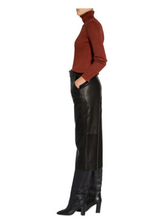 Marc O'Polo Pure Leder-Culotte, Schwarz