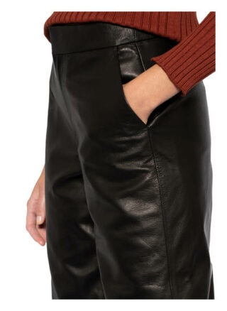 Marc O'Polo Pure Leder-Culotte, Schwarz