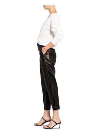 Marc O'Polo Pure Lederhose, Schwarz