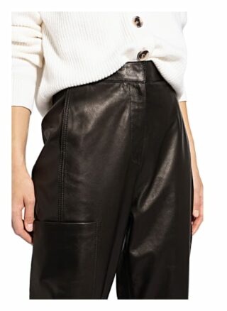 Marc O'Polo Pure Lederhose, Schwarz
