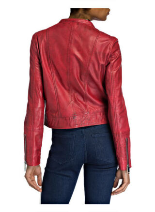 Maze Grenada Lederjacke, Rot