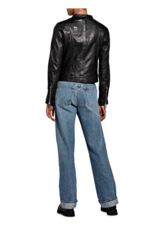 Maze Grenada Lederjacke, Schwarz