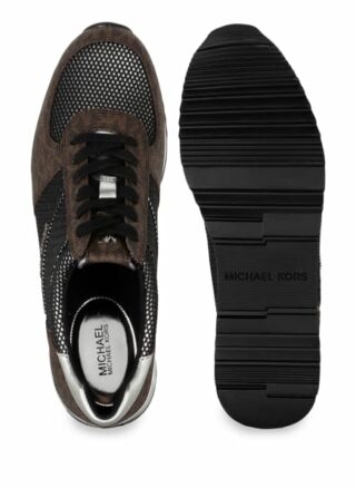 Michael Kors Allie Plateau-Sneaker, Braun