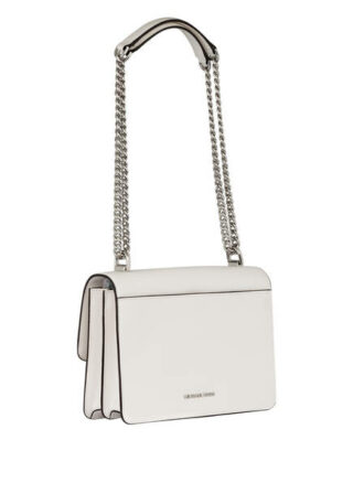 Michael Kors Jade Large Umhängetasche, Weiss