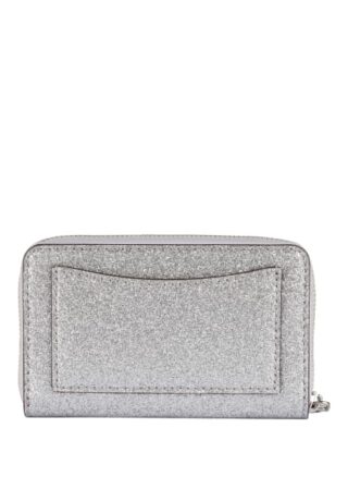 Michael Kors Jet Set Geldbörse, Silber