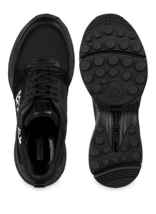 Michael Kors Mickey Plateau-Sneaker, Schwarz