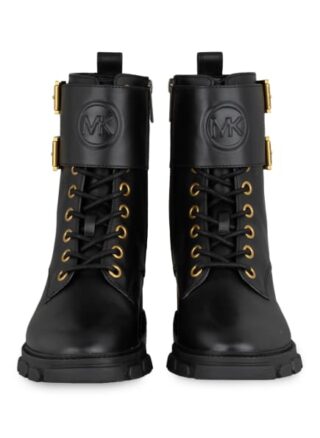 Michael Kors Ridley Ankle Biker Boots, Schwarz