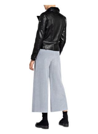 Milestone Britta Lederjacke, Schwarz