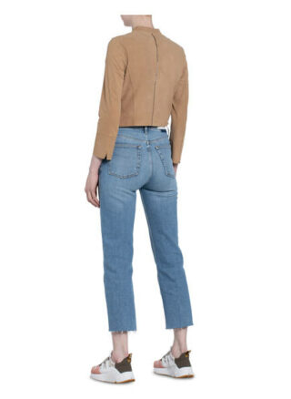 Milestone Elinda Lederjacke, Beige