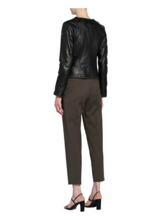 Milestone Elka Lederjacke, Schwarz