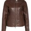 More & More Lederjacke Damen, Braun