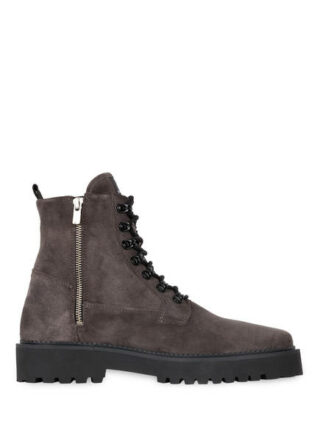 Nubikk Logan Harbor Suede Schnürboots, Grau