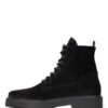 NUBIKK Logan Harbor Suede Schnürboots Herren, Schwarz