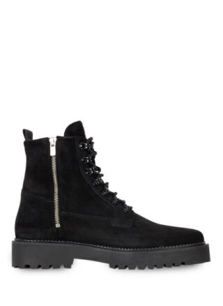Nubikk Logan Harbor Suede Schnürboots, Schwarz
