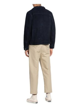 Nudie Jeans Dante Lederjacke, Blau