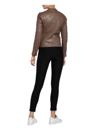 Oakwood Lederjacke Damen, Braun