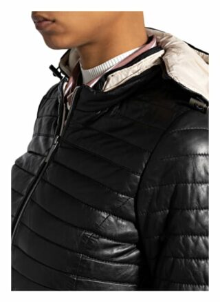 Oakwood Power Lederjacke, Schwarz