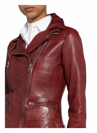 Oakwood Video Lederjacke, Rot