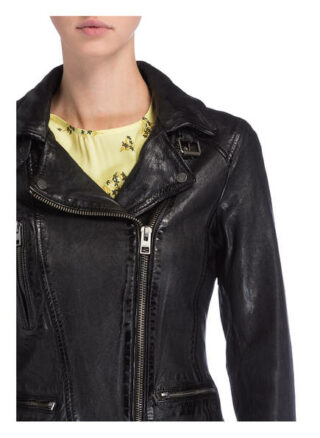 Oakwood Video Lederjacke, Schwarz