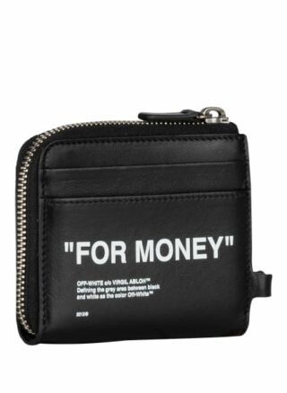 Off-White Geldbörse, Schwarz