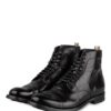 Officine Creative Schnürboots, Schwarz