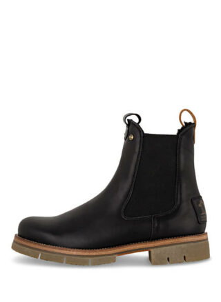 Panama Jack Filipa Igloo Nature Chelsea-Boots, Schwarz