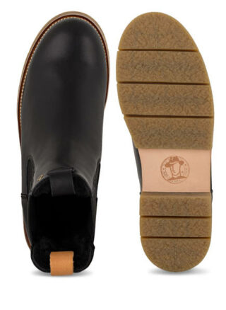 Panama Jack Filipa Igloo Nature Chelsea-Boots, Schwarz