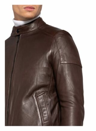 PAUL Lederjacke Herren, Braun