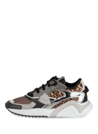 Philippe Model Eze Ld Leo Plateau-Sneaker, Grau